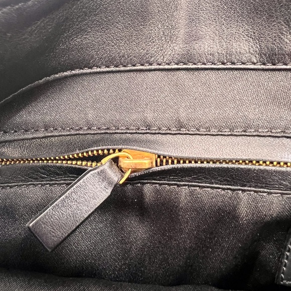 GIANNI VERSACE Rare Authentic Couture Medusa Black Calf Hair Made in Italy - Picture 16 of 17